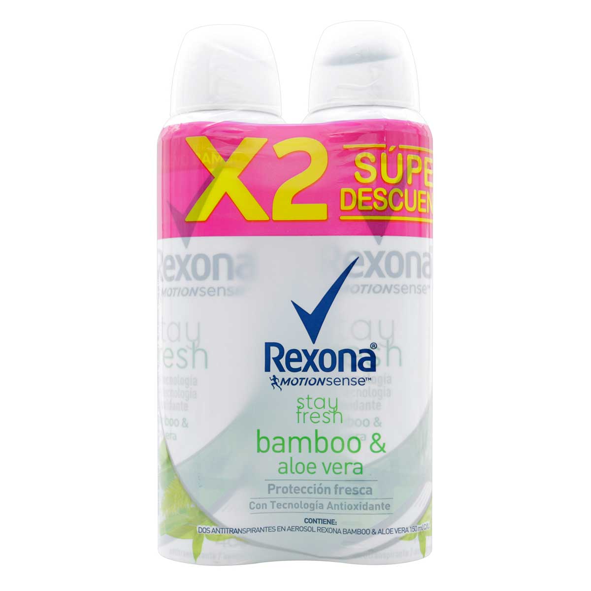2 DTE.REXONA SPR.BAMBO 89 GR SUP.OFE